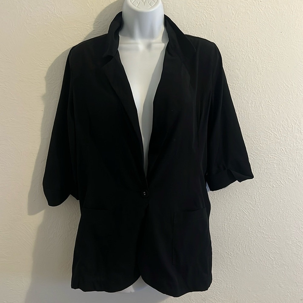 True freedom medium black blazer